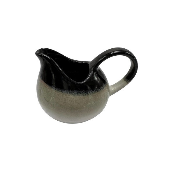 Sango Nova Black Creamer and Sugar Graduated Colors from Black to White - Picture 4 of 6